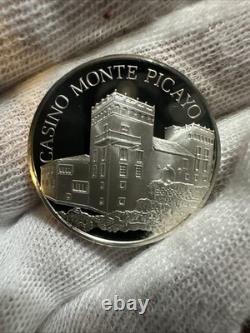 1988 Franklin Mint Silver Gaming Coins of the World's Great Casinos Red Set 17oz