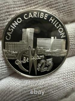 1988 Franklin Mint Silver Gaming Coins of the World's Great Casinos Red Set 17oz