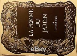 1989 Art Deco Repousse Sterling Silver Picture Frame La Femme du Jardin by Jegou