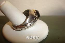 1989 DANNY SULLIVAN STERLING SILVER 14K GOLD RING 14.7g tw INDY 500 13 ONYX