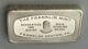 2 Ounce Silver Bar. 925 Sterling Bank Amarillo Texas Ingot Franklin Mint 1972