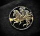 2 Ozt 100 Greatest Masterpieces Horseman. 925 Pure Silver Proof Medal