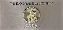2 ozt 100 Greatest Masterpieces The Kiss. 925 Pure SILVER Proof Medal