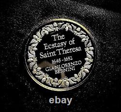 2 ozt Franklin Mint The Ecstasy of Saint Theresa. 925 Pure SILVER Medal