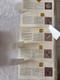 20 Franklin Mint Ingot Postage Stamps Sterling Silver With 24k Gold Plate
