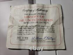 200 Mini-Coin Collection-History of United States Franklin Mint Sterling Silver