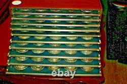 200 Sterling Silver Medals Franklin Mint History United States 1776/1976 250 OZ