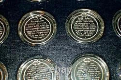 200 Sterling Silver Medals Franklin Mint History United States 1776/1976 250 OZ