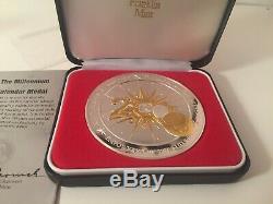 2000 Franklin Mint Annual Calendar Art Medal Sterling Silver. 925 and Gold