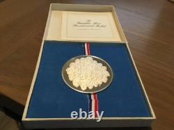 2000 Grains Sterling Silver Proof Bicentennial Medal Franklin Mint 4.57oz, WOW