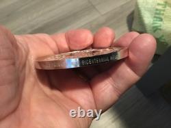 2000 Grains Sterling Silver Proof Bicentennial Medal Franklin Mint 4.57oz, WOW