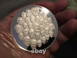 2000 Grains Sterling Silver Proof Bicentennial Medal Franklin Mint 4.57oz, WOW