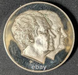 200g 1973 Inauguration Medal Nixon / Agnew. 925 Sterling Silver Franklin Mint