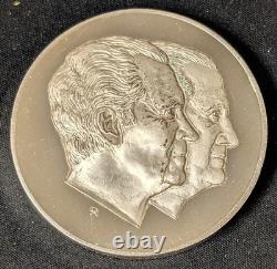 200g 1973 Inauguration Medal Nixon / Agnew. 925 Sterling Silver Franklin Mint