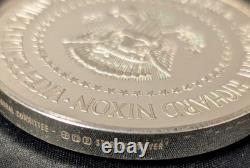 200g 1973 Inauguration Medal Nixon / Agnew. 925 Sterling Silver Franklin Mint