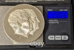 200g 1973 Inauguration Medal Nixon / Agnew. 925 Sterling Silver Franklin Mint