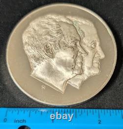 200g 1973 Inauguration Medal Nixon / Agnew. 925 Sterling Silver Franklin Mint