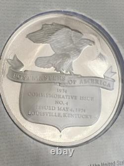 21 Sterling Silver Medallic Coins First Day Covers Postmasters of America 1974