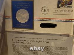 21 Sterling Silver Medallic Coins First Day Covers Postmasters of America 1974
