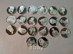 24.62 ozt STERLING SILVER 22+ 999 FINE Michelangelo Bullion COINS Art Bars