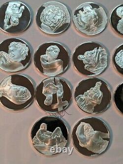 24.62 ozt STERLING SILVER 22+ 999 FINE Michelangelo Bullion COINS Art Bars