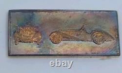 24k Plated Sterling Silver Mini Ingots Franklin Mint Worlds Greatest Cars X63