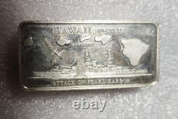 2500 Grain 925 Silver ingot, 1974 Franklin Mint 1st Ed. BUY THE DIP! DASW 4.8ozt