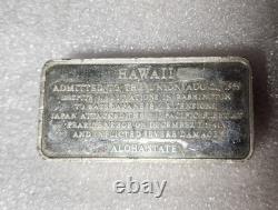 2500 Grain 925 Silver ingot, 1974 Franklin Mint 1st Ed. BUY THE DIP! DASW 4.8ozt