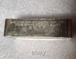 2500 Grain 925 Silver ingot, 1974 Franklin Mint 1st Ed. BUY THE DIP! DASW 4.8ozt
