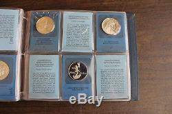 (28.8 ozt) FRANKLIN MINT SPECIAL COMMEMORATIVE ISSUE 1972 STERLING SILVER PROOFS
