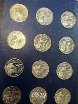 36 Franklin Mint Sterling Silver Treasury Presidential Commemorative Medals