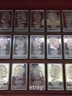 36 Presidential Ingots Collection First Edition 5000 Grain Sterling Silver
