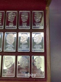 36 Presidential Ingots Collection First Edition 5000 Grain Sterling Silver