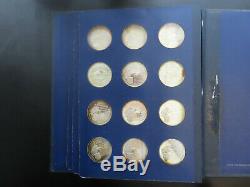 36 Sterling Silver Medal Coins Presidents Collection Franklin Mint 37.5 Troy Oz