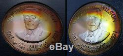 36 Sterling Silver Medal Coins Presidents Collection Franklin Mint 37.5 Troy Oz