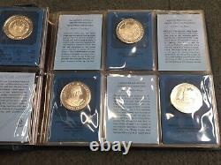 36 pcs 1972 Franklin Mint Special Commemorative Issues Sterling Silver Proofs