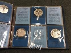 36 pcs 1972 Franklin Mint Special Commemorative Issues Sterling Silver Proofs