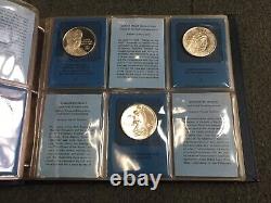 36 pcs 1972 Franklin Mint Special Commemorative Issues Sterling Silver Proofs