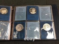 36 pcs 1972 Franklin Mint Special Commemorative Issues Sterling Silver Proofs