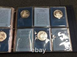 36 pcs 1972 Franklin Mint Special Commemorative Issues Sterling Silver Proofs