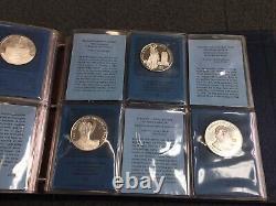 36 pcs 1972 Franklin Mint Special Commemorative Issues Sterling Silver Proofs