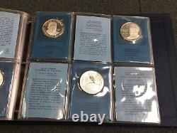 36 pcs 1972 Franklin Mint Special Commemorative Issues Sterling Silver Proofs