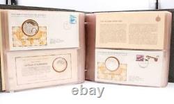 36x Great Explorers Sterling silver medals First Day Covers Franklin Mint 750g+