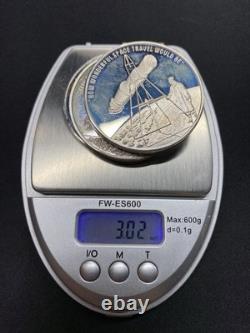 3oz Of Sterling Silver Rounds 3 1oz. 925 Space Pa Massachusetts DC States