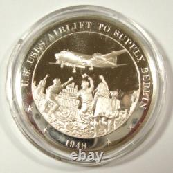 4 COLD WAR 925 Franklin Mint American History Sterling Silver Medals
