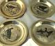 4 Franklin Mint Sterling Silver Bird Plates National Audubon 800 Grams