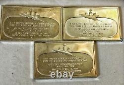 5.5 Troy Oz Franklin Mint Bicentennial Proof Sterling Silver Bars Ingots #10-8-4