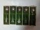 5 Different Franklin Mint Limited Edition Love Spoons 1976 Sterling Silver