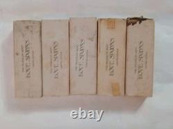 5 Different Franklin Mint Limited Edition Love Spoons 1976 Sterling Silver