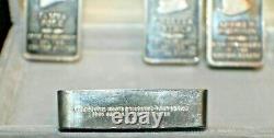 5 Presidential Sterling Silver Ingots 2500 Grain Set or 5 ounces each 25 Ounces